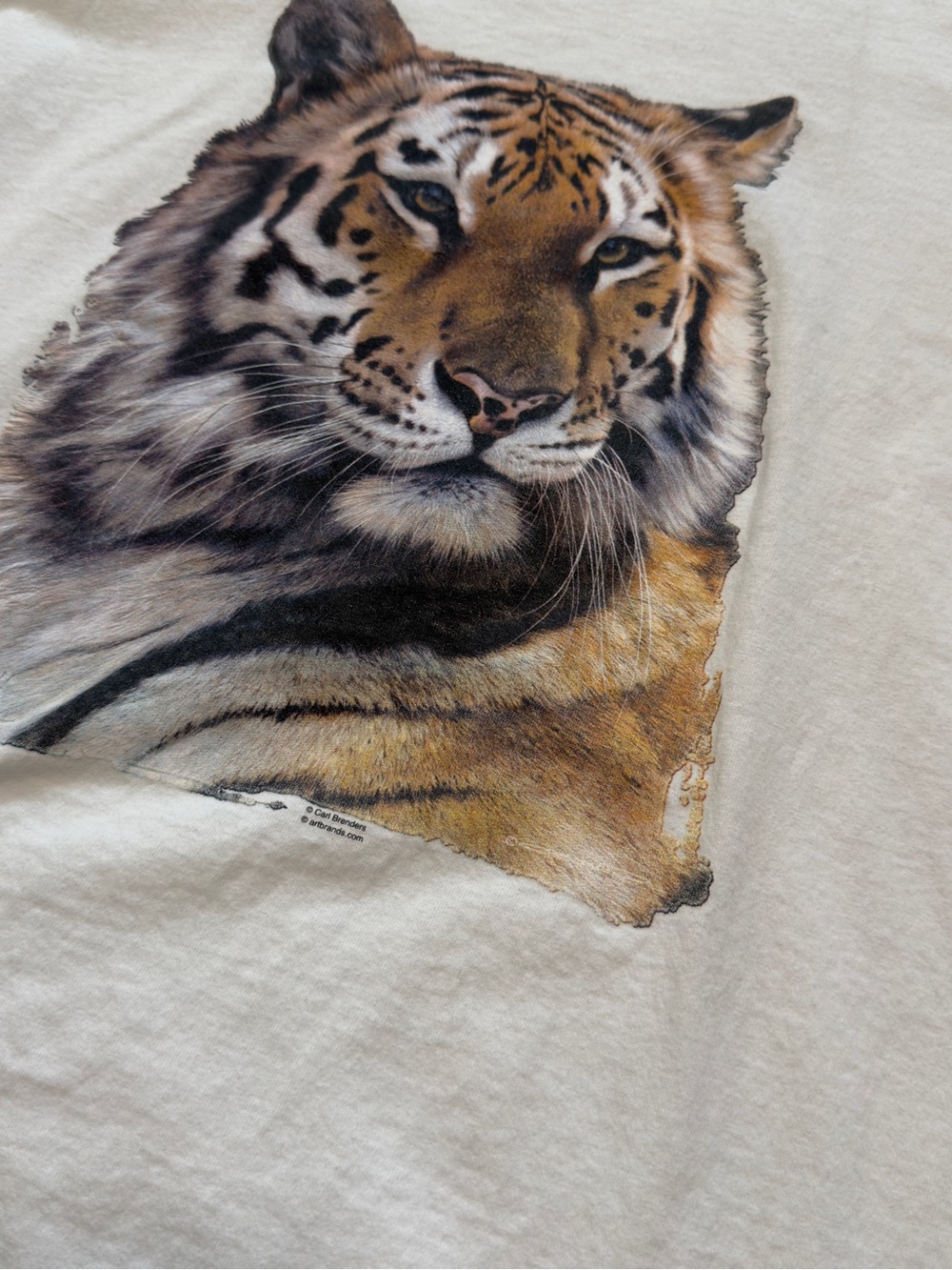 4/$20 100% Cotton Tiger Graphic Tee Y2K Grunge Streetwear Safari Aesthetic M - Picture 2 of 7